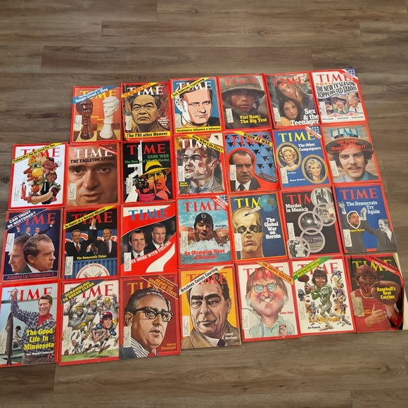 Time Magazine Other Vintage Time Magazines From 97s Total Of 27